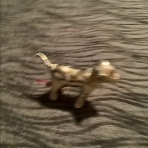 Pink mini stuffed dog